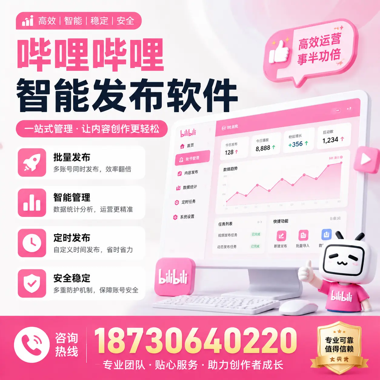 如何评估哔哩哔哩智能发布软件的ROI?金华 企业必读